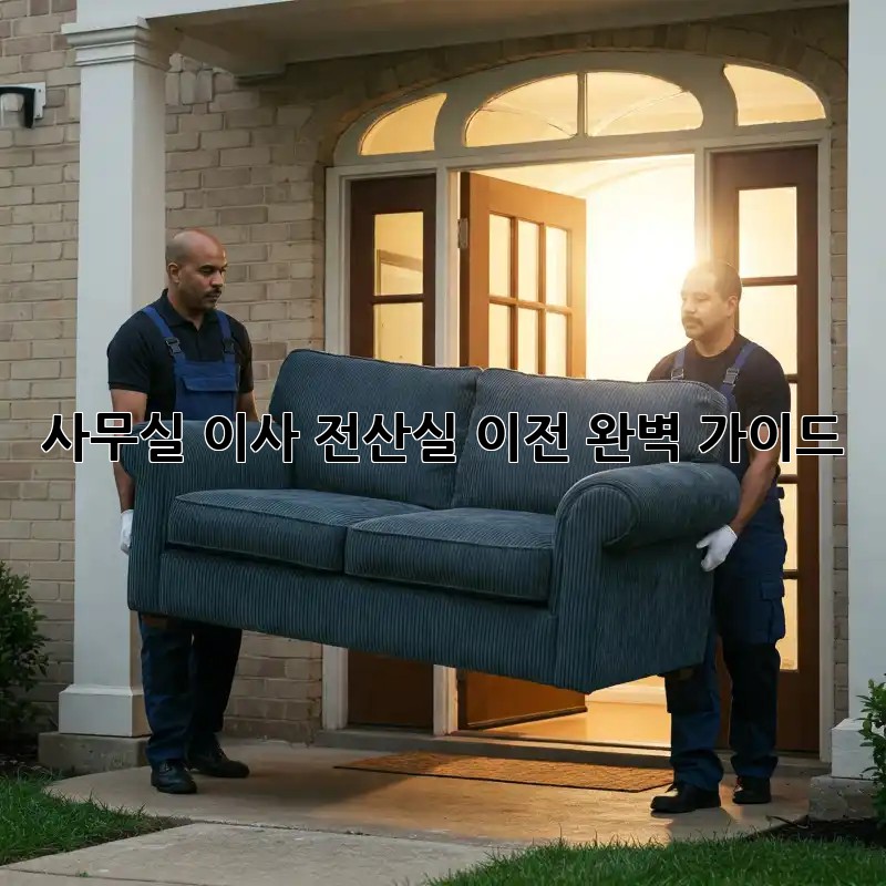 사무실 이사? 전산실 이전 완벽 가이드!