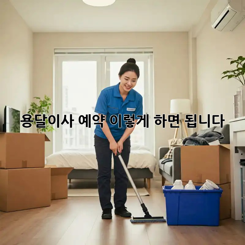 용달이사 예약, 이렇게 하면 됩니다!