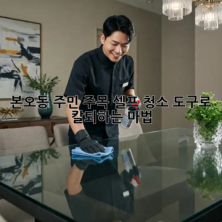 ✨본오동 주민 주목!✨ 셀프 청소 도구로 칼퇴하는 마법🧙‍♀️