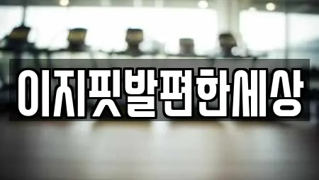 이지핏발편한세상