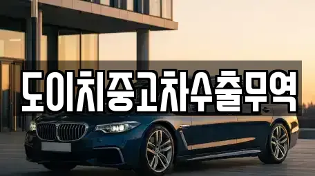 충남 당진시 행정동 중고차 전문 도이치중고차수출무역